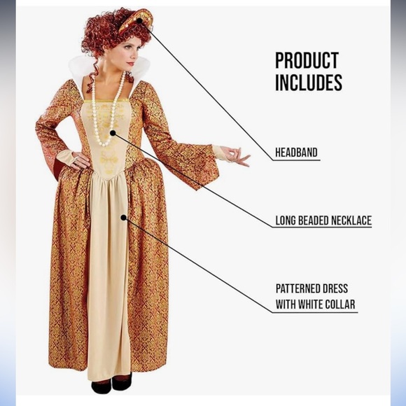 Morph costumes tudor queen, XXL - Picture 2 of 4